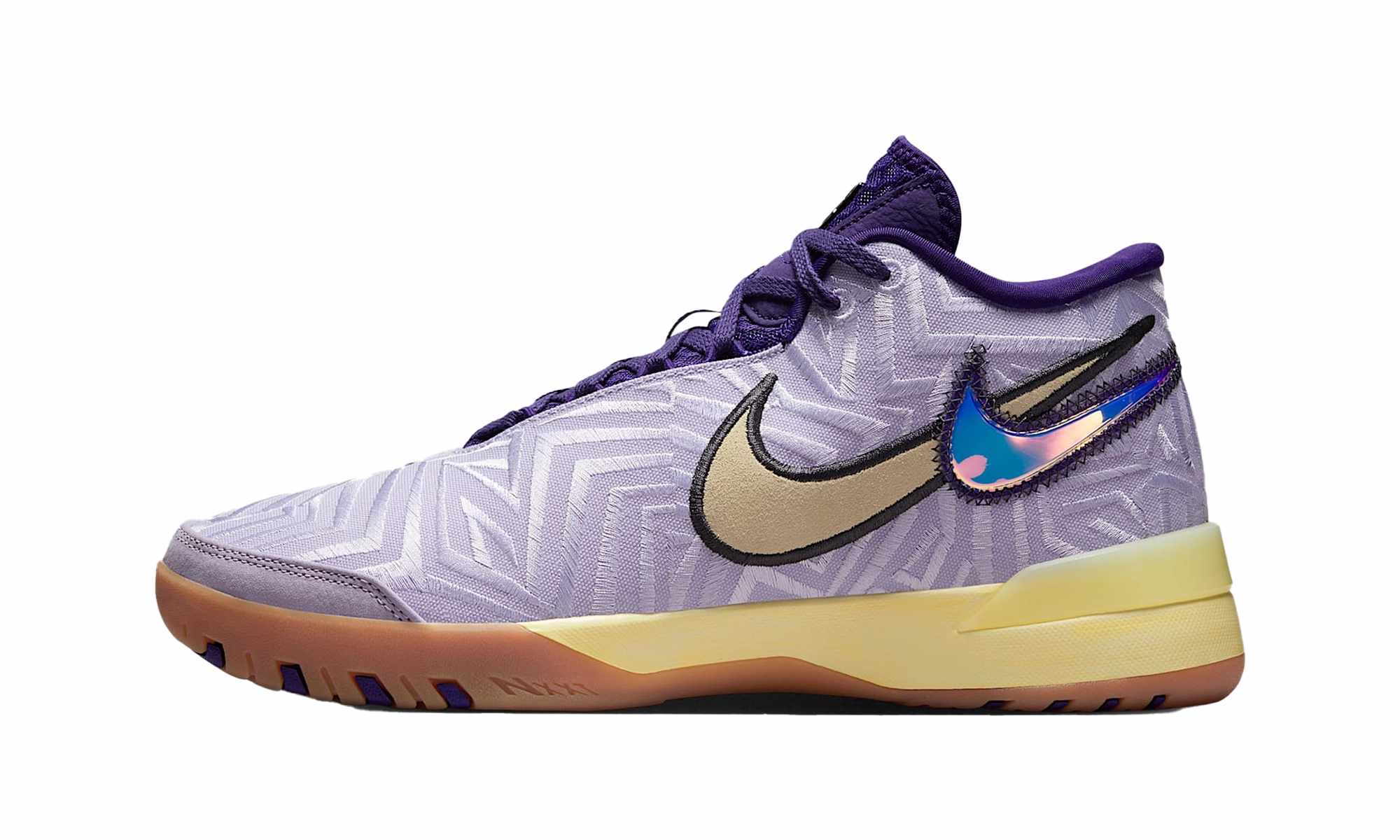 Zoom LeBron NXXT Genisus "Lakers" Heel lock