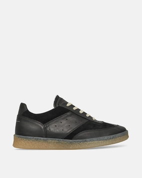 Classic Compression Molded Soles Men's 6 Court Sneakers Black