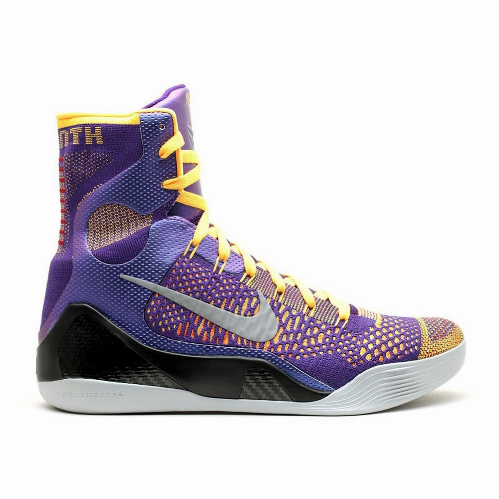 Mens Nike Kobe IX Elite *RARE* Lakers Ankle Support Technology Quick React