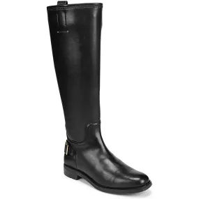Comfy All Merina Womens Buckle Embossed Knee-High Boots