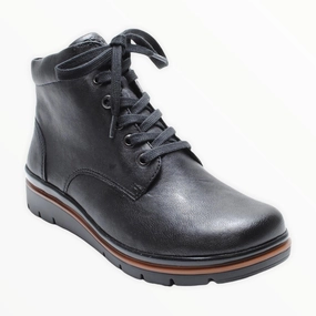 Women's Harper Boots In Black Protective Finish Snowy Path Ranch Mode