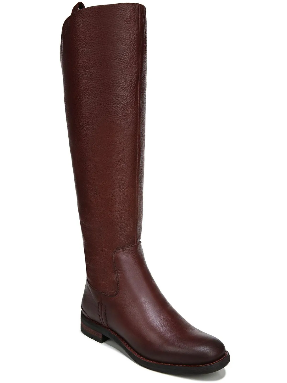 Meyer Womens Leather Zipper Knee-High Boots Secure Step Stylish Design