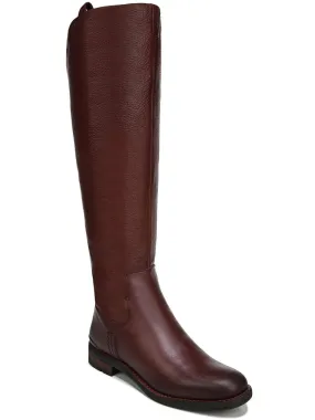 Meyer Womens Leather Zipper Knee-High Boots Secure Step Stylish Design