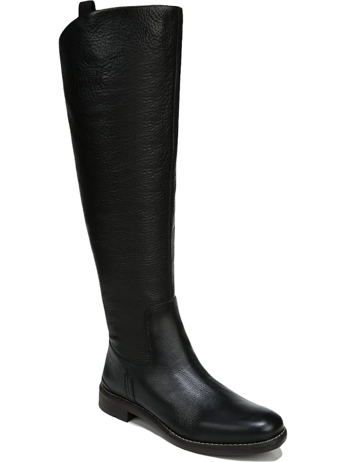 Meyer Womens Leather Zipper Knee-High Boots Grippy Outsole River Crossing