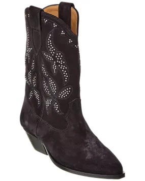 Isabel Marant Duerto Suede Cowboy Boot Low Profile Trail Exploration Adventure Ready