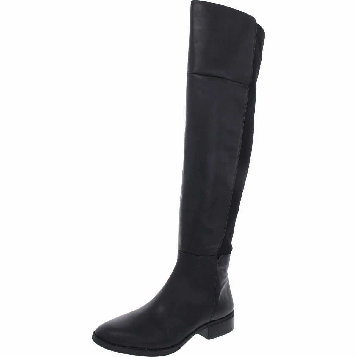 Pam Womens Zipper Suede Over-The-Knee Boots High Lift