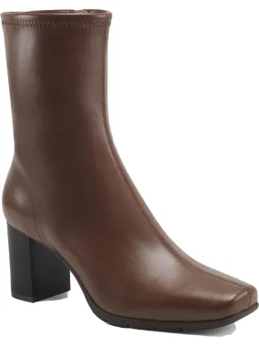 Miley Womens Padded Insole Mid-Calf Boots Weekend Trip