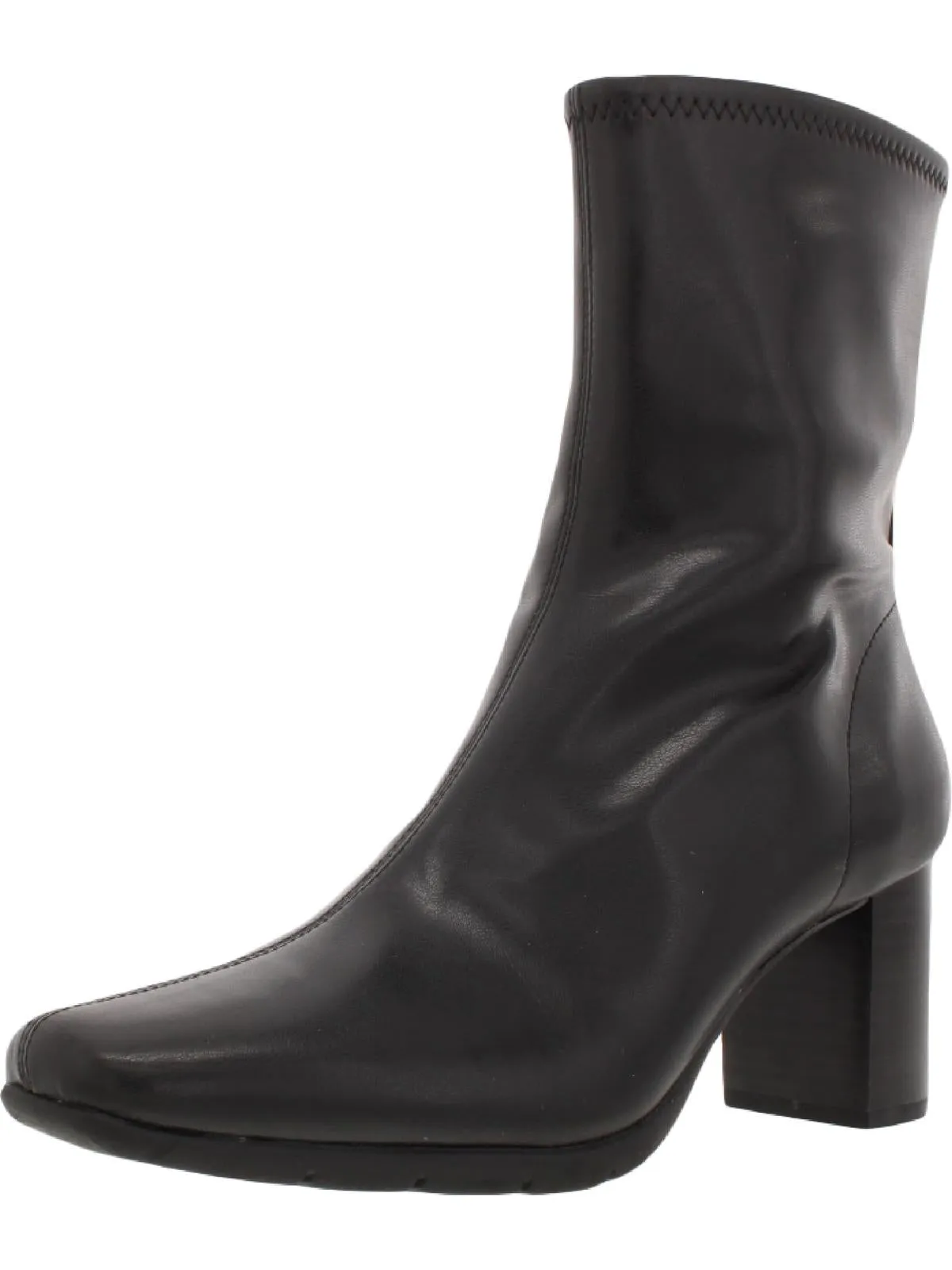 Miley Womens Padded Insole Mid-Calf Boots High Traction All Day Wear