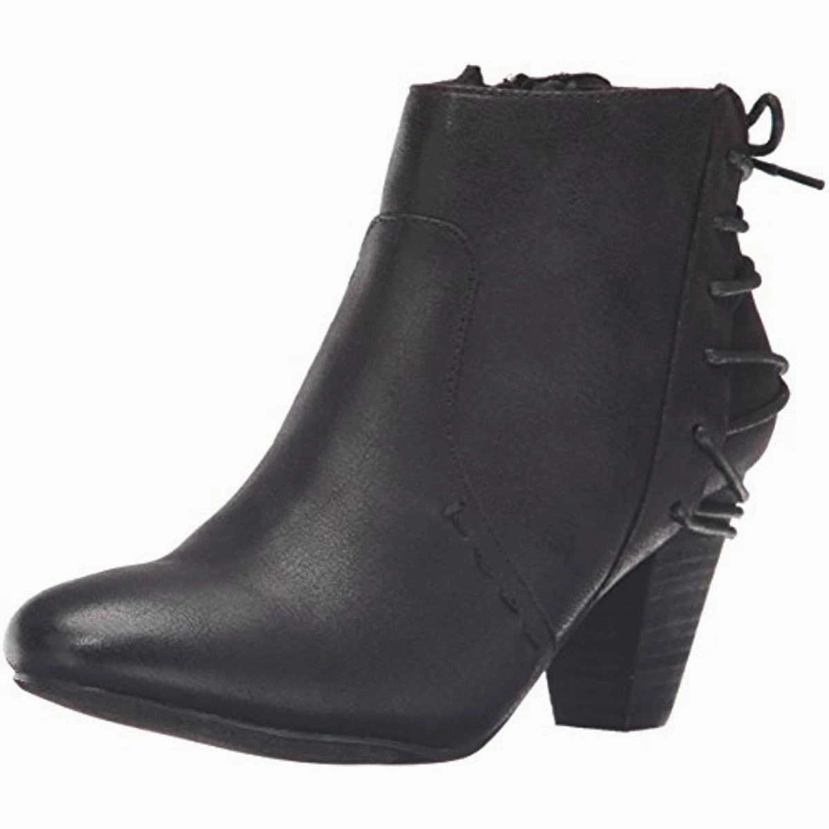 Arctic Cool Milla Womens Faux Leather Heels Ankle Boots