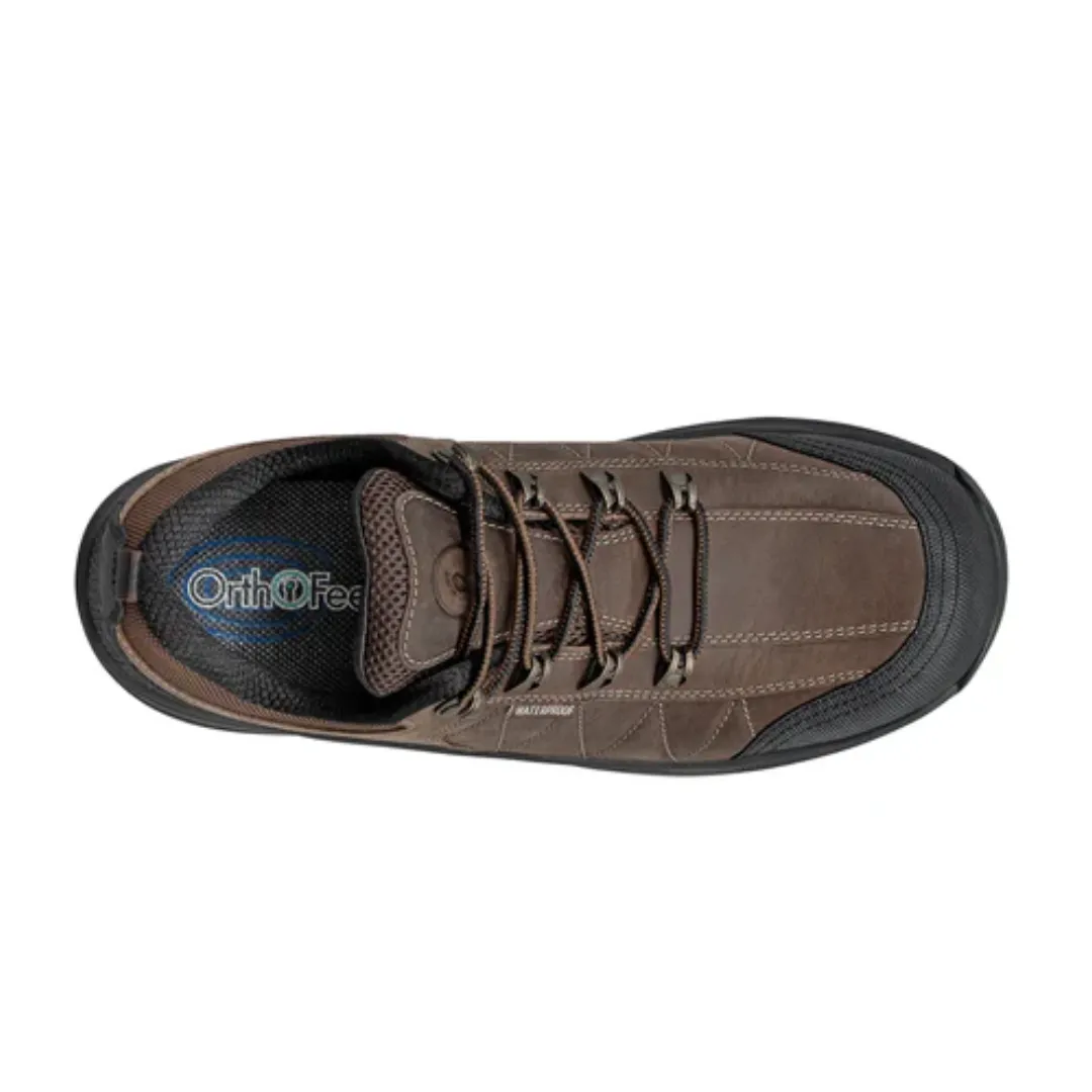 Orthofeet - Men-  Dolomite Work Shoes - Brown Thermal Core City Walking Eco Material Snow Trekker