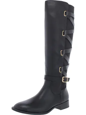Comfort Lining Mountain Climber Veronika Womens Faux Leather Over-The-Knee Riding Boots