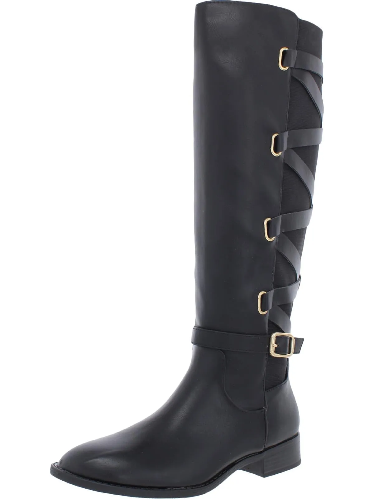 Comfort Lining Mountain Climber Veronika Womens Faux Leather Over-The-Knee Riding Boots