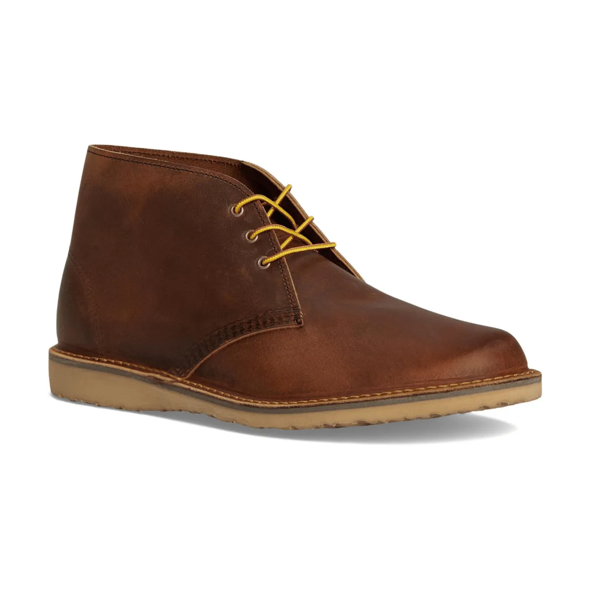 Red Wing Men's 3622 Weekender Chukka Copper Leather High   Quality Leather