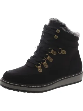 Rugged Style Velvet Texture Tamasha Womens Faux Leather Winter & Snow Boots