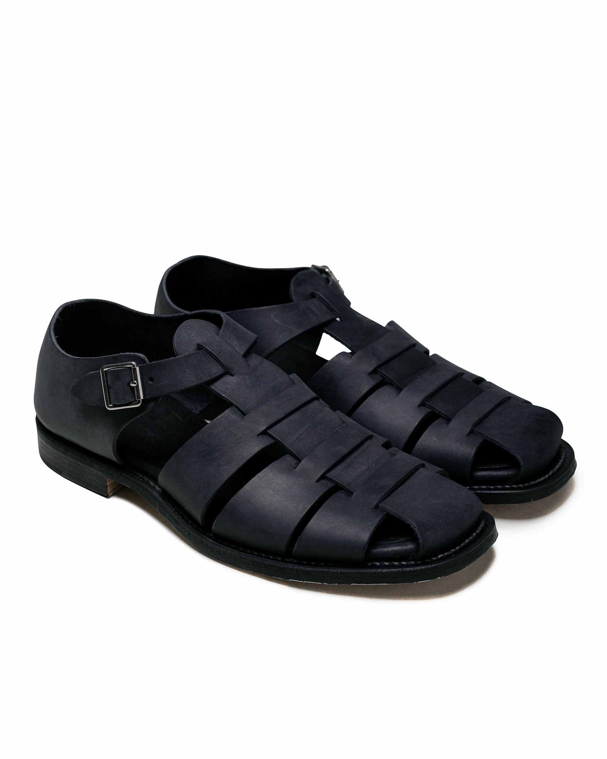 Phigvel Gurkha Sandal Black Black Edge