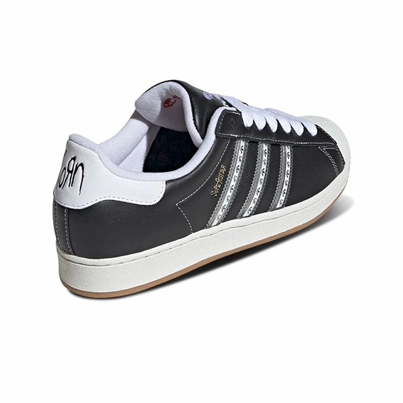 Adidas Originals x KORN Superstar (Black/Transl/Better Scarlet) Men Shoes IH1313 Torsion Rigidity Comfortable Back