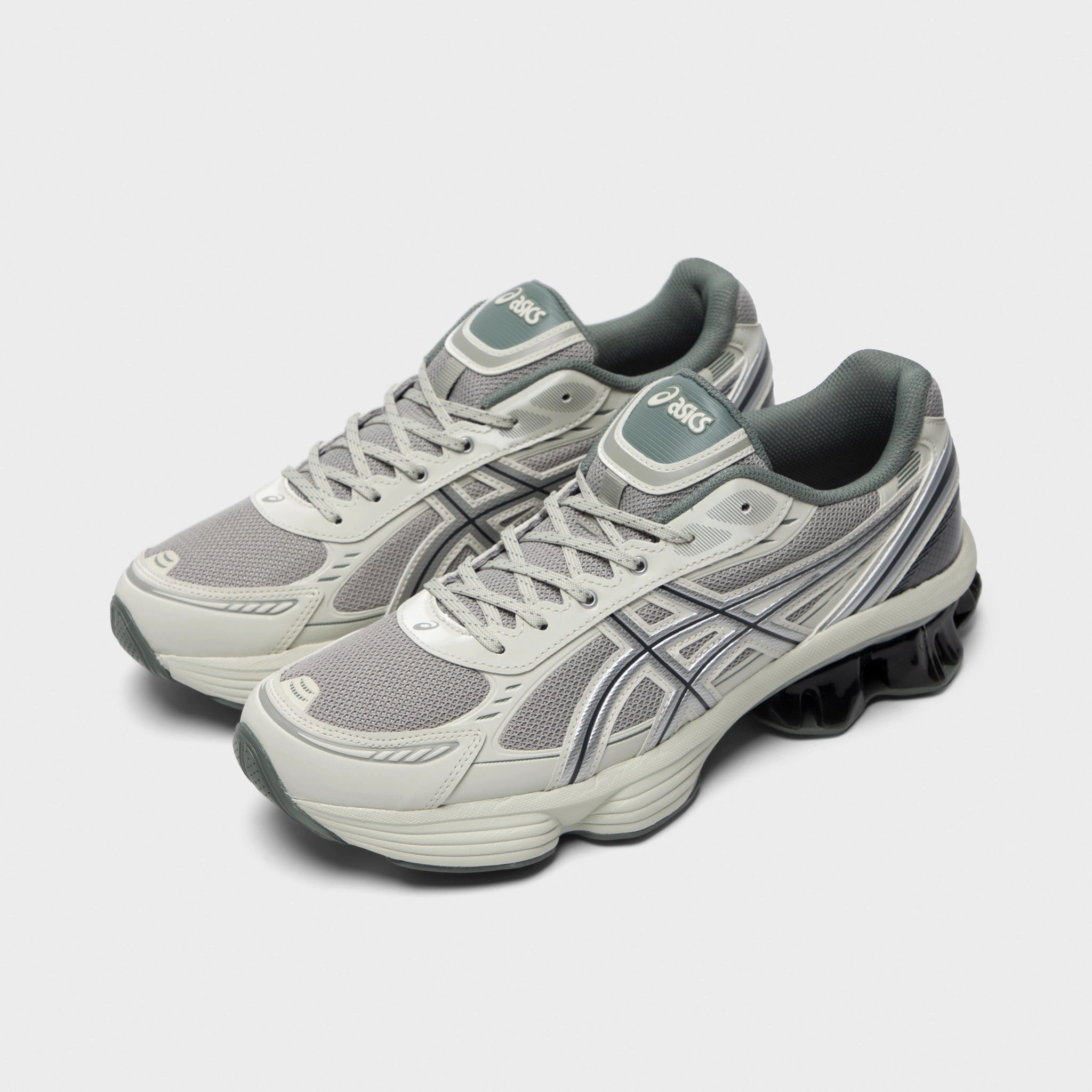 ASICS Gel-Kinetic Fluent Seal Grey / Pure Silver Outdoor Walk Durable materials