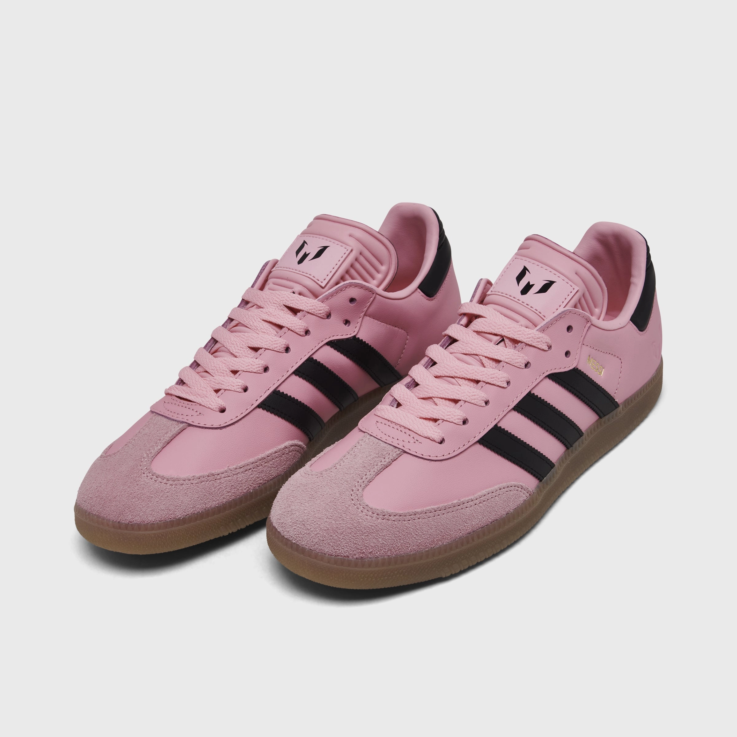 Wide fit Street Vibe adidas Samba Messi Light Pink / Black