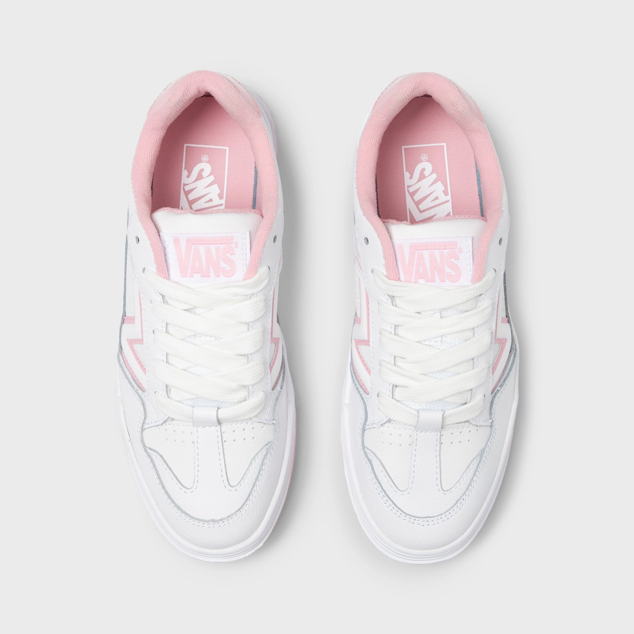 Feet Relief Vans Upland Leather White / Pink