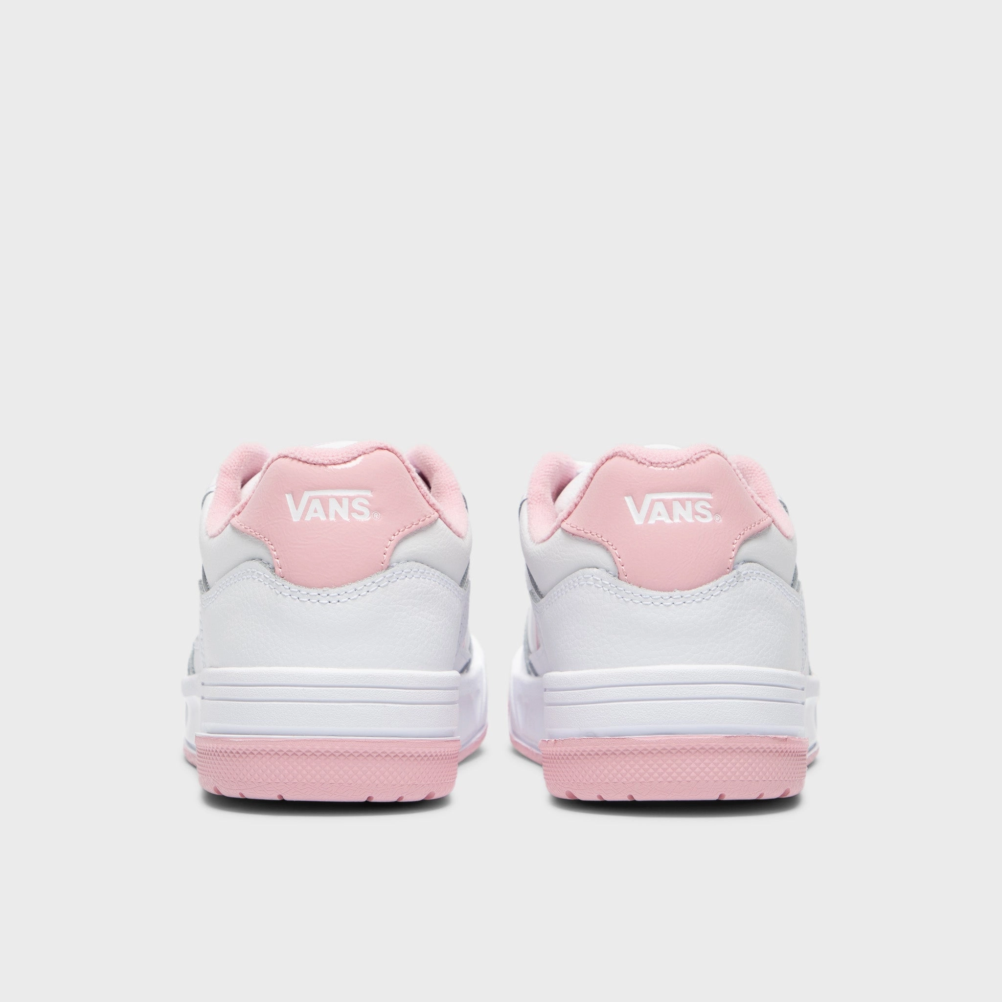 Studded Trim Fast Track Vans Upland Leather White / Pink