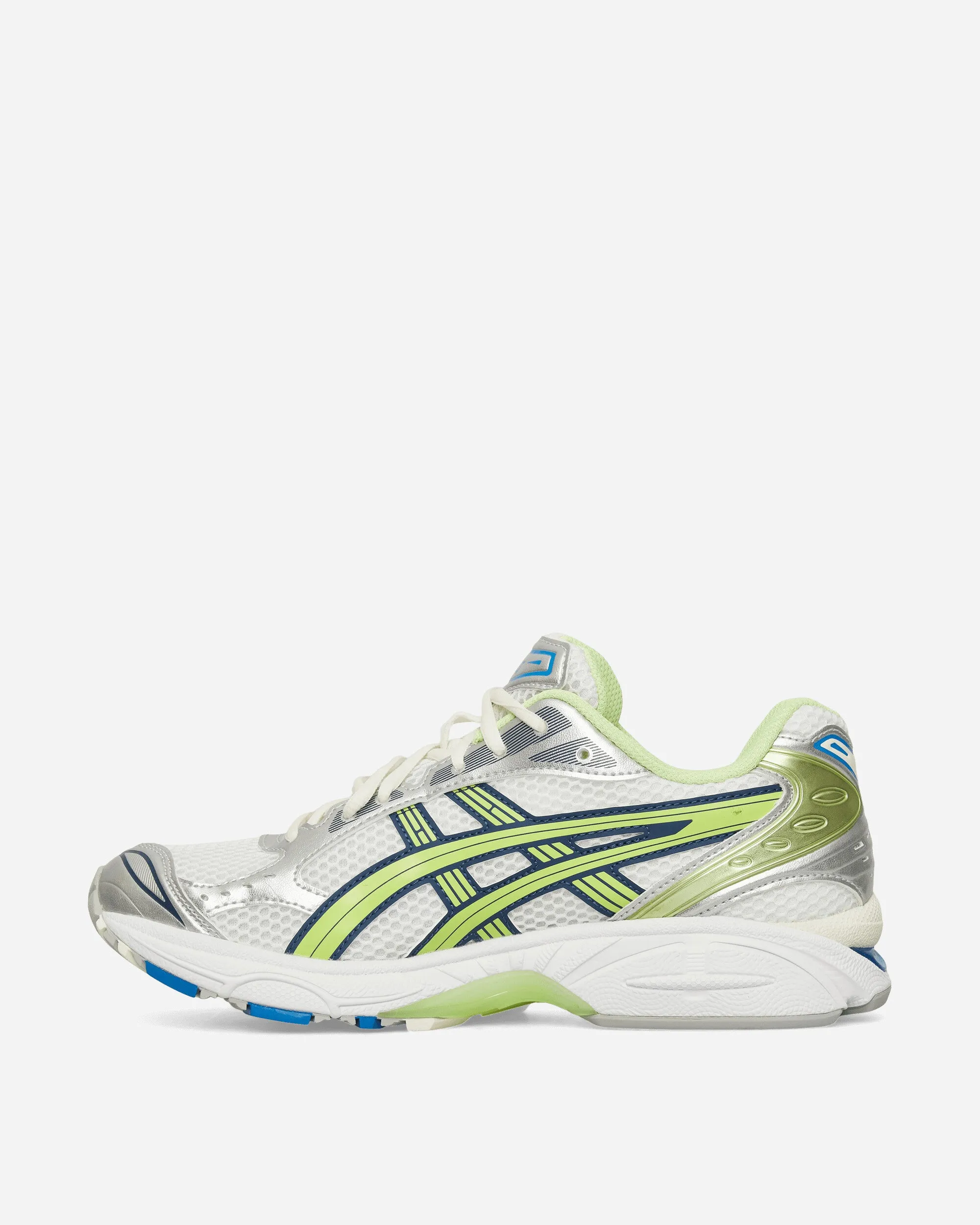 GEL-Kayano 14 Sneakers White / Lime Green Quick Lace System