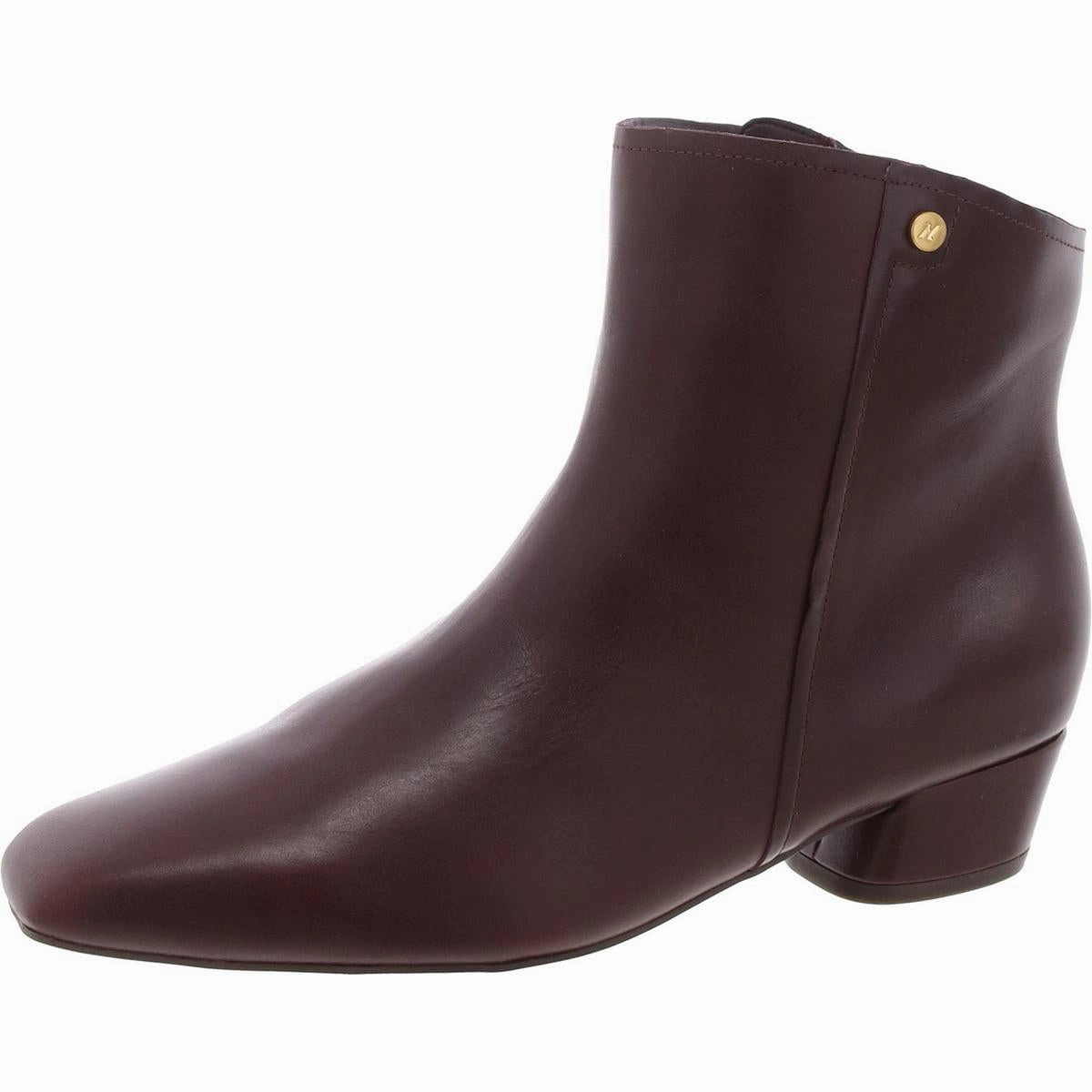 Raffee Womens Zipper Leather Booties Lightweight Design Archaeologist