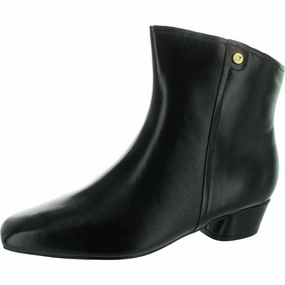 Raffee Womens Zipper Leather Booties Anti fungal Classic Style