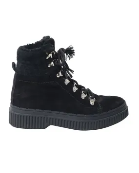Travel Companion Seamless Comfort All Day Worker Tod's Shearling-Lined Apr??s-Ski Boots in Black Suede