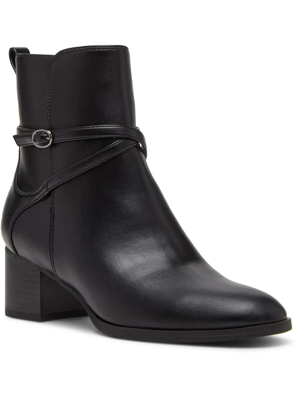 Soldier Moore Womens Block Heel Zipper Ankle Boots