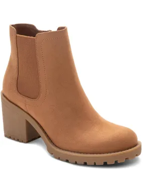 Morghanf Womens Faux Suede Cold Weather Heels Quick Drying Cold Climate