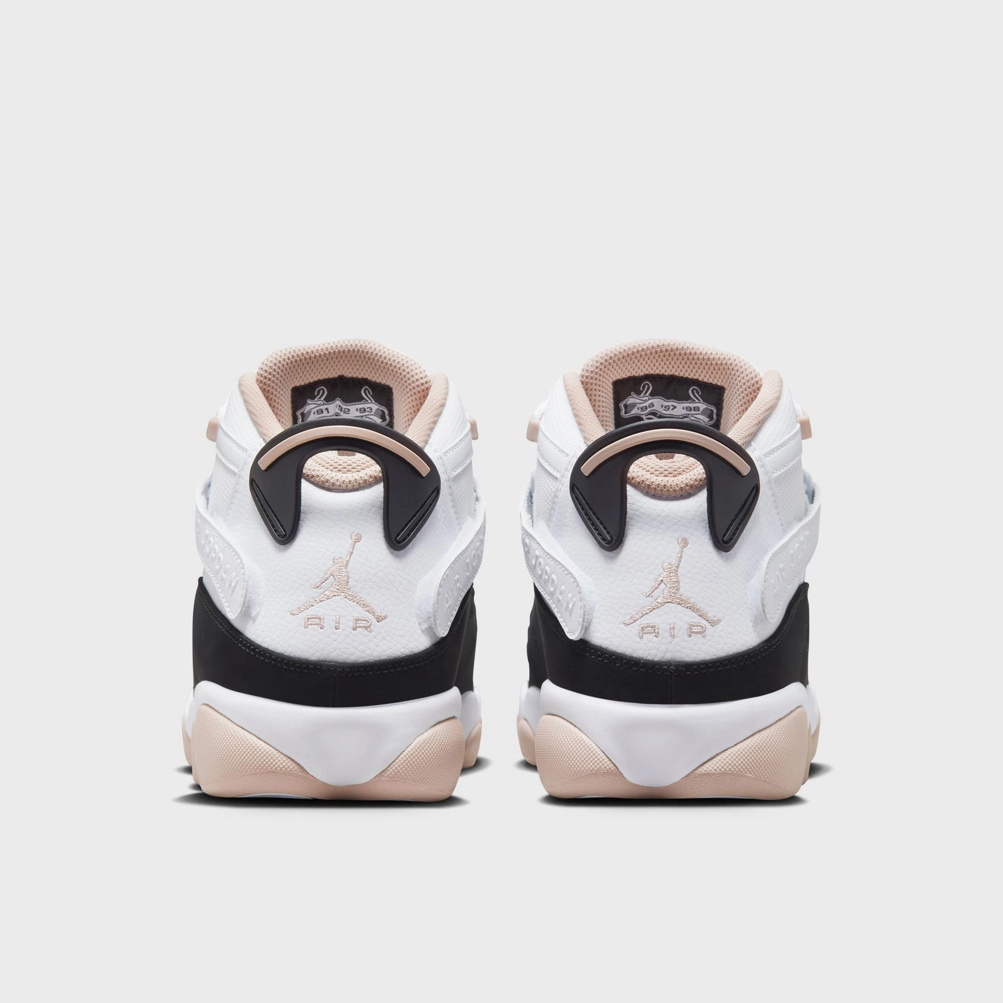 Power Agility Stability control Jordan 6 Rings White / Black - Fossil Stone