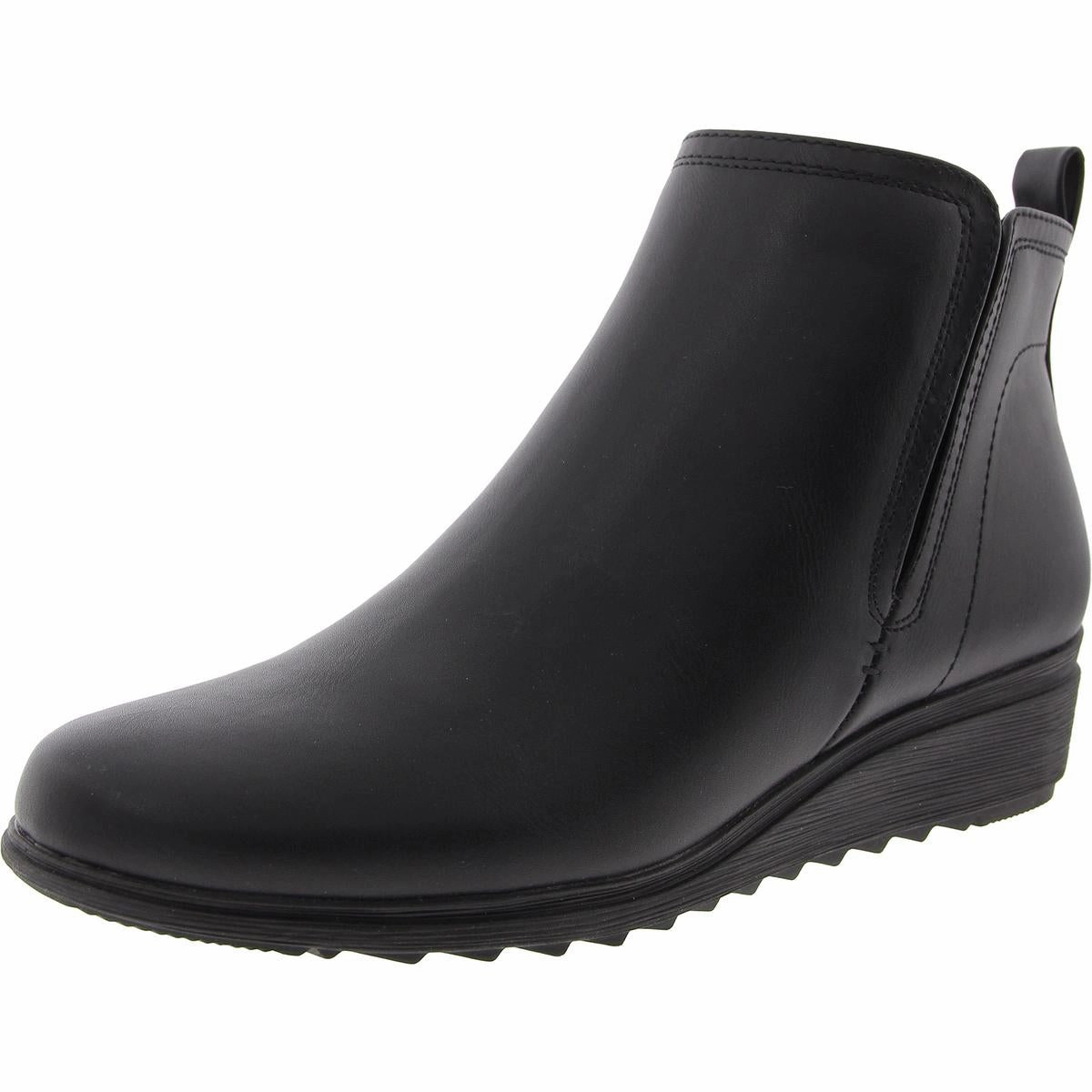 Insulated Snow Trekker Yuna 3 Womens Zipper Faux Leather Booties