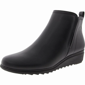 Yuna 3 Womens Zipper Faux Leather Booties Calm Flow Air Move