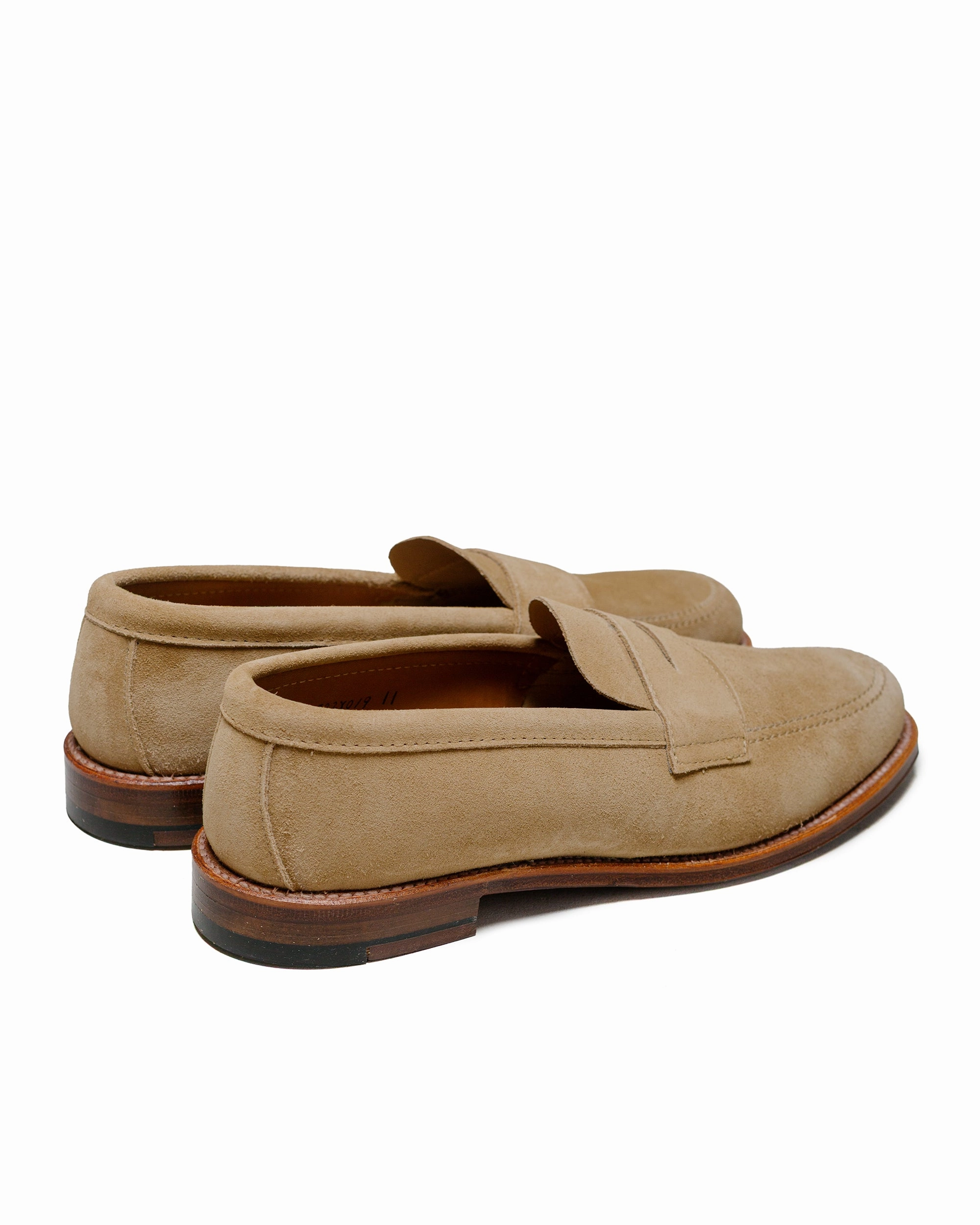 Alden Penny Loafer Tan Suede 5733F Quick Drying Work Commute material