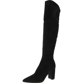 Miykah 2 Womens Faux Suede Pointed Toe Over-The-Knee Boots Shock Absorbing Remote Hiking removable insoles