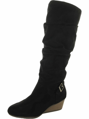 Support Cushion Breathable Rural Traveler Break Free Womens Faux Suede Slouchy Knee-High Boots
