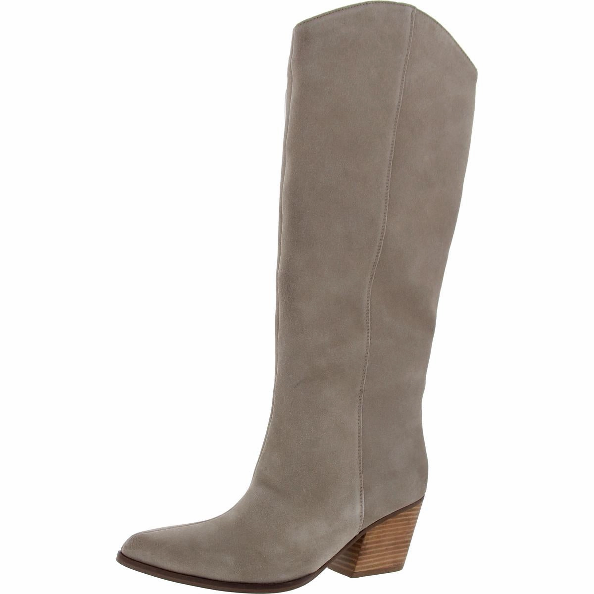 Waterproof Upper Athletic Edge Womens Zipper Suede Knee-High Boots