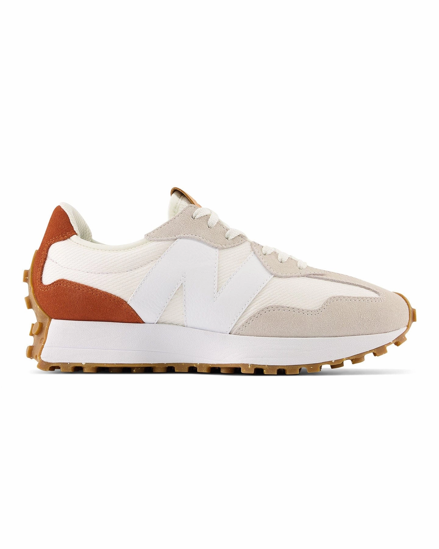 Women's New Balance 327 - Sea Salt / Rust Oxide Motion control