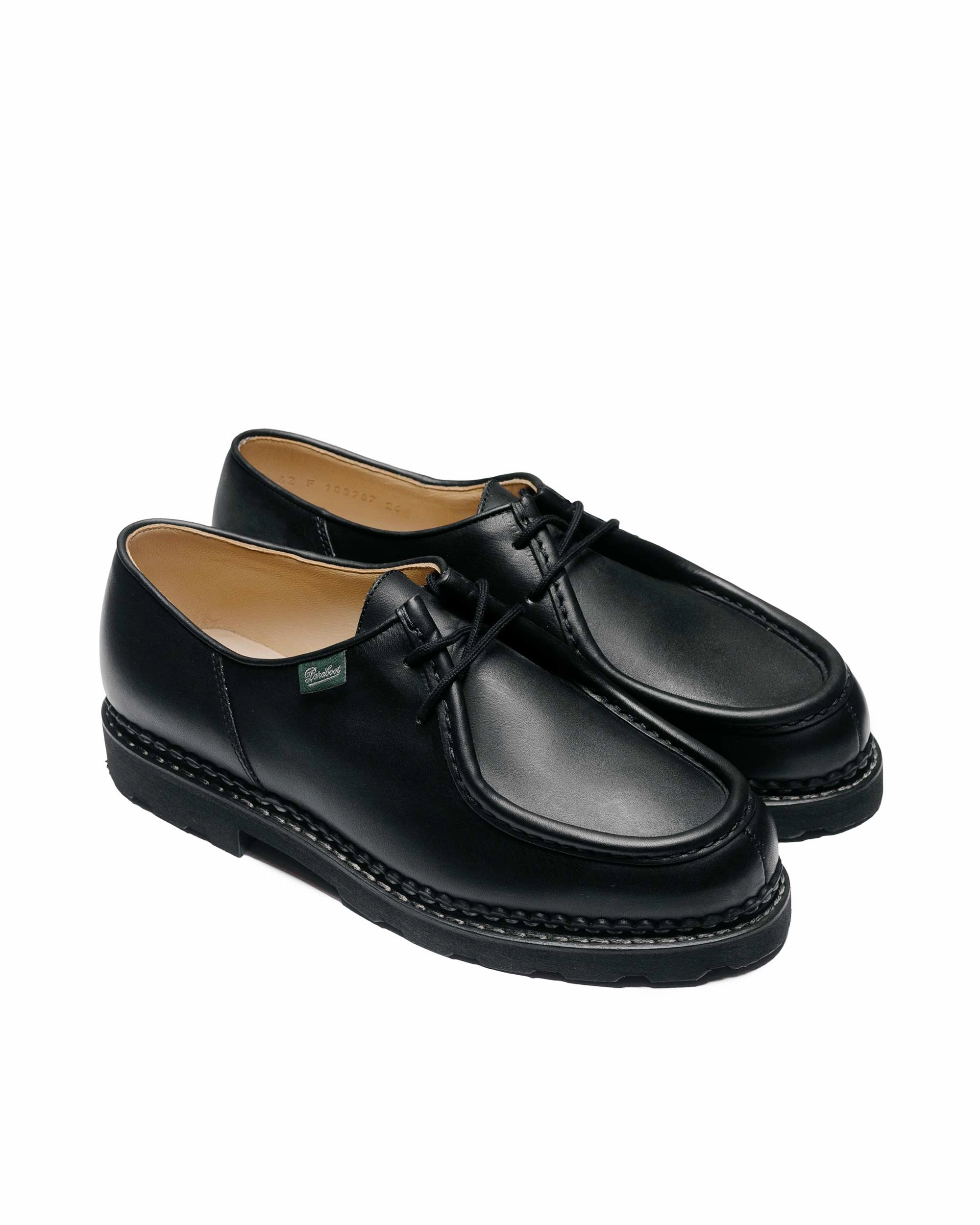 Timeless Fit Quick Dash Paraboot Michael Lisse Noir
