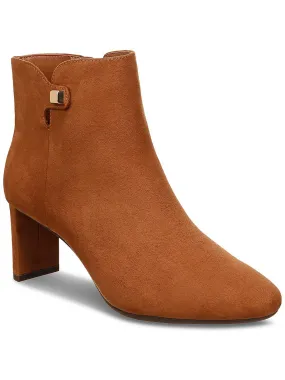 Warm Touch Womens Zipper Round Toe Booties