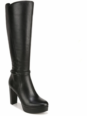 Fenna Womens Leather Knee-High Boots High Ankle Support Long Travel