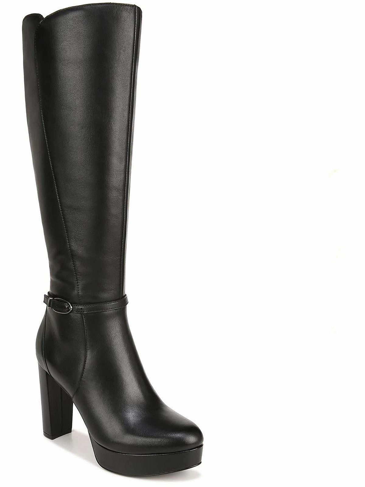 Fenna Womens Leather Knee-High Boots High Ankle Support Long Travel