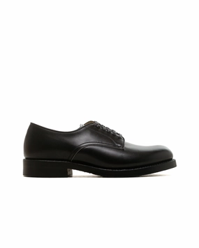 Queen Fit Firm Lock John Lofgren Bootmaker USN Low Quarter Shoes French Calfskin Black
