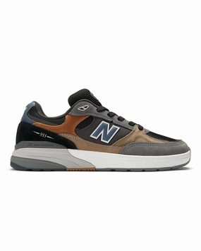Padded flexibility Rebound Midsole New Balance Numeric Reynolds 933 - Grey / Blue