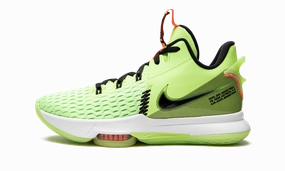 Abrasion Deflecting Overlays Dynamic Heel Lock LeBron Witness V "Lime Glow"