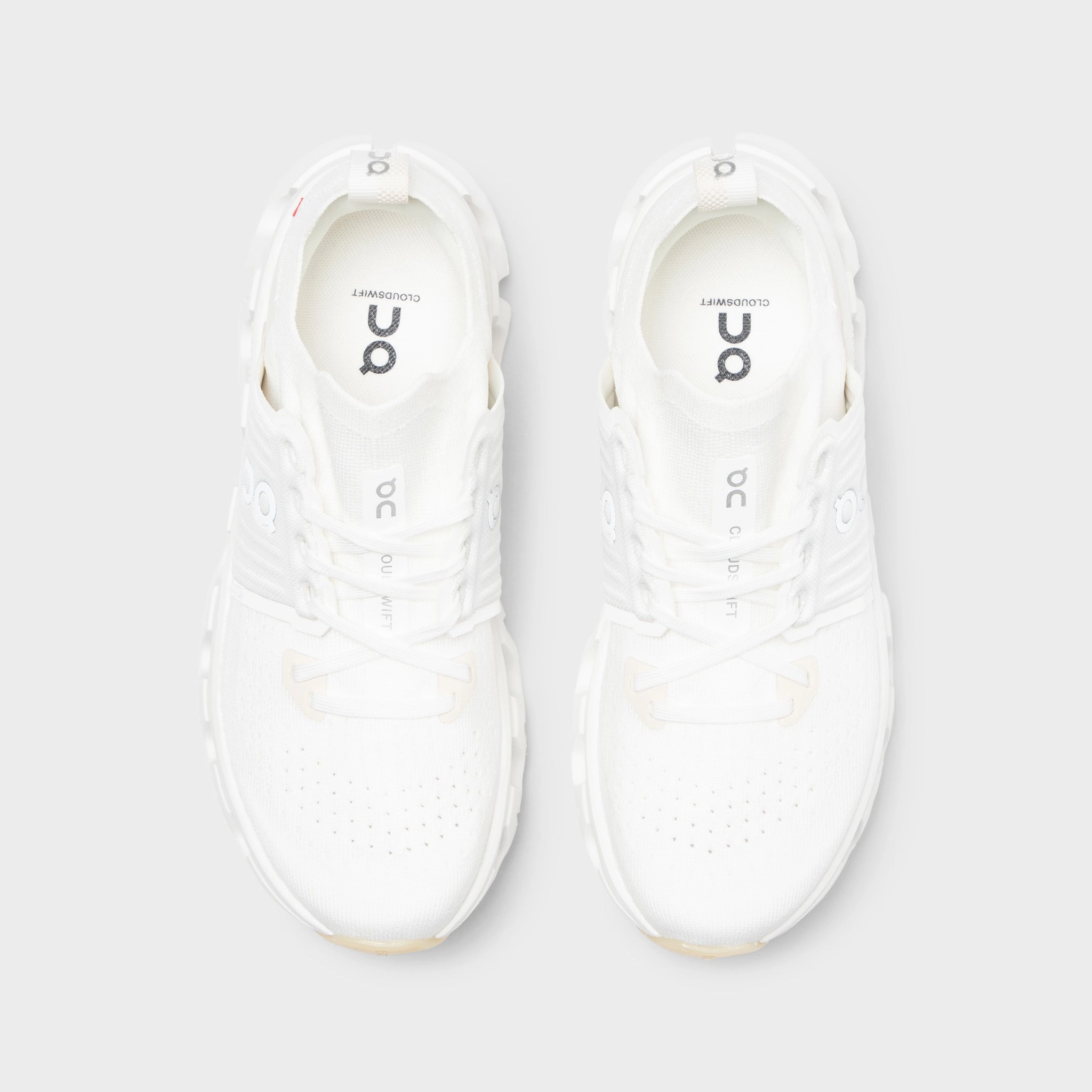 On Women's Cloudswift 4 White / Cream zero - drop shoes customizable shoe modification