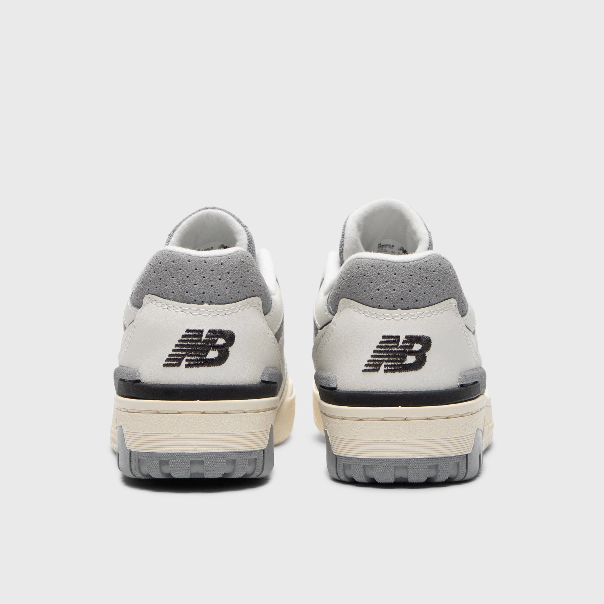 New Balance Juniors' 550 White / Grey EVA Foam Midsole