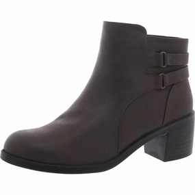 Murphy  Womens Padded Insole Faux Leather Ankle Boots Lightweight Sole Rugged Built Adventure Seeker
