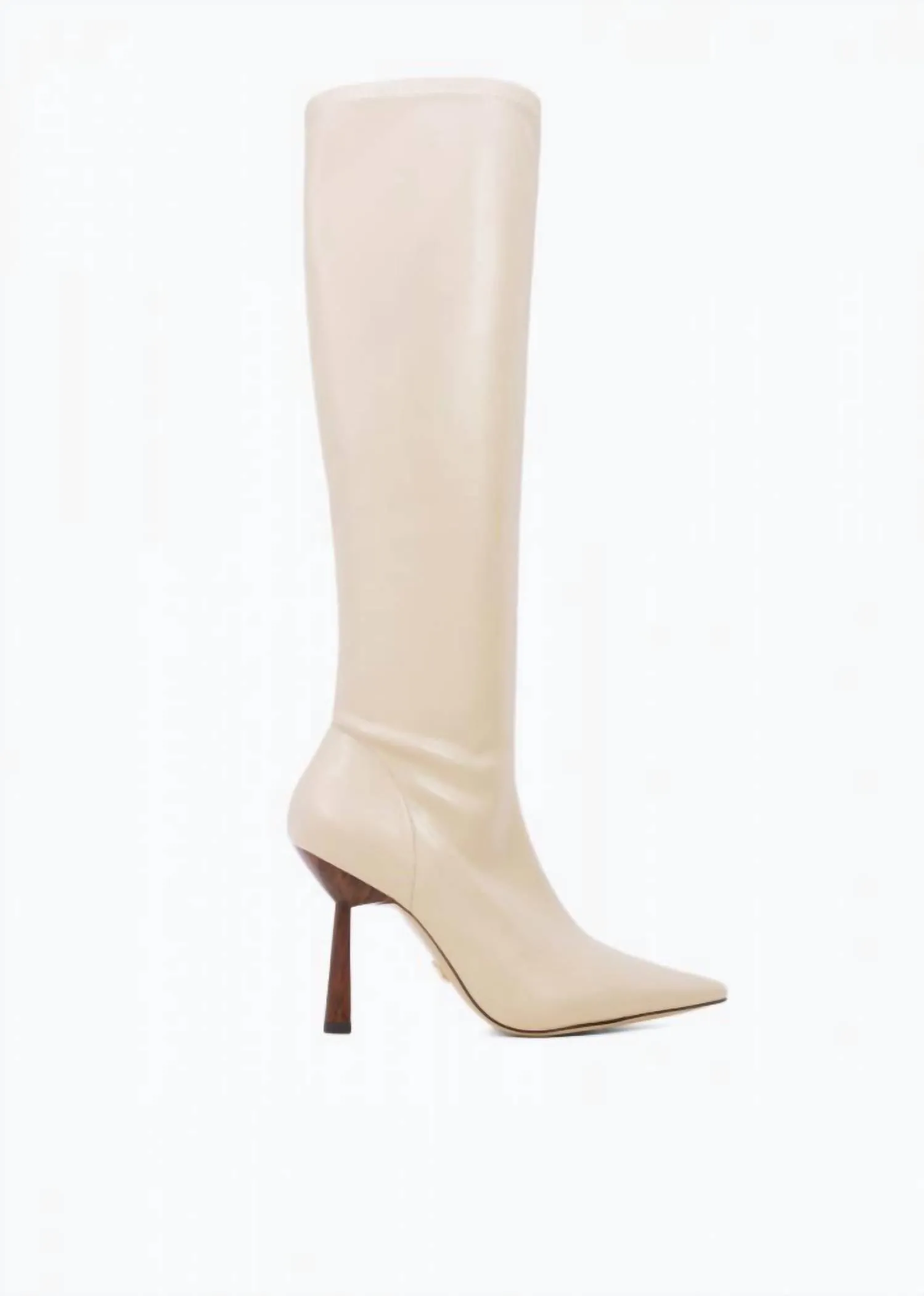 Naf Tall Stretch Boot In Nude Weather Ready Noise free