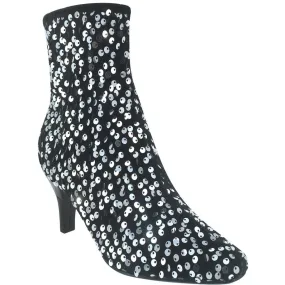 Naja Sequin Womens Sequined Zip Up Ankle Boots Trail Friendly outdoor chill